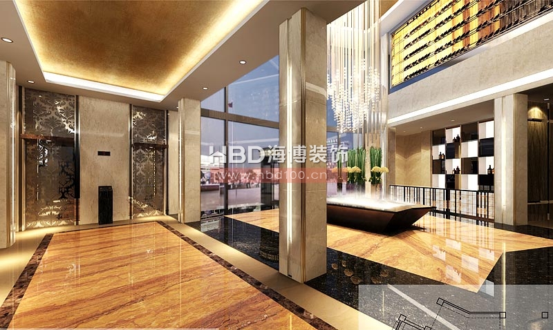 俱樂部裝修設(shè)計效果圖 電梯出口通道設(shè)計