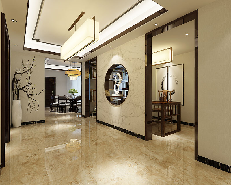 中式住宅裝修設(shè)計(jì) 玄關(guān)