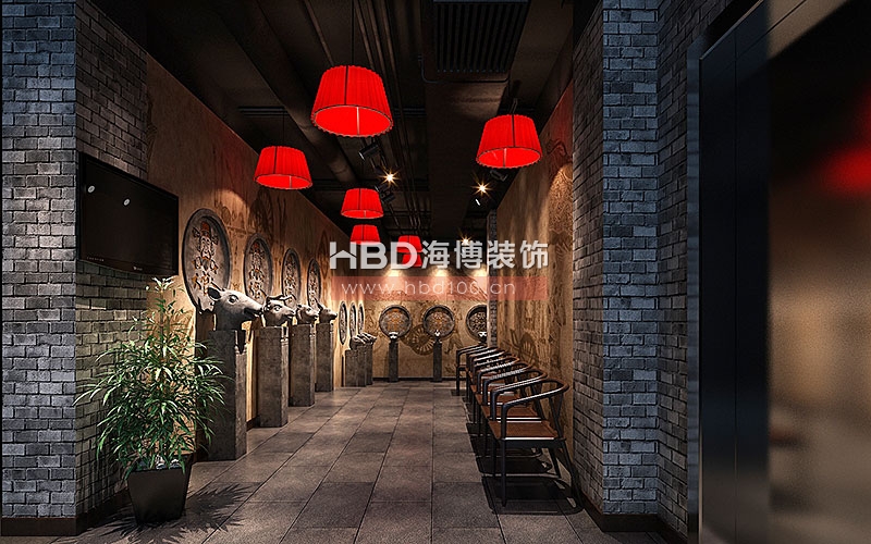 餐廳裝修設(shè)計,川菜館裝修設(shè)計,川味火鍋餐廳裝修設(shè)計,海博裝飾.jpg