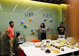 海博裝飾員工生日派對(duì)