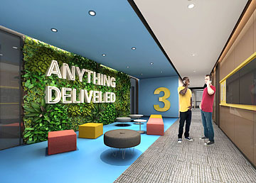 現(xiàn)代簡約風格辦公室設(shè)計裝修