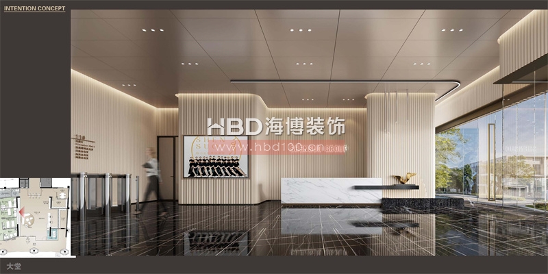 廣州總部大樓辦公室設(shè)計(jì)裝修